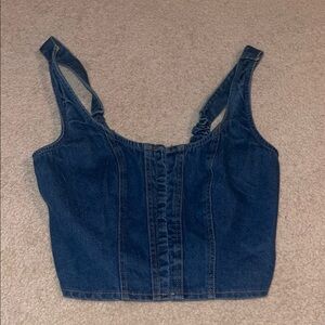 Denim Blue Women's Top